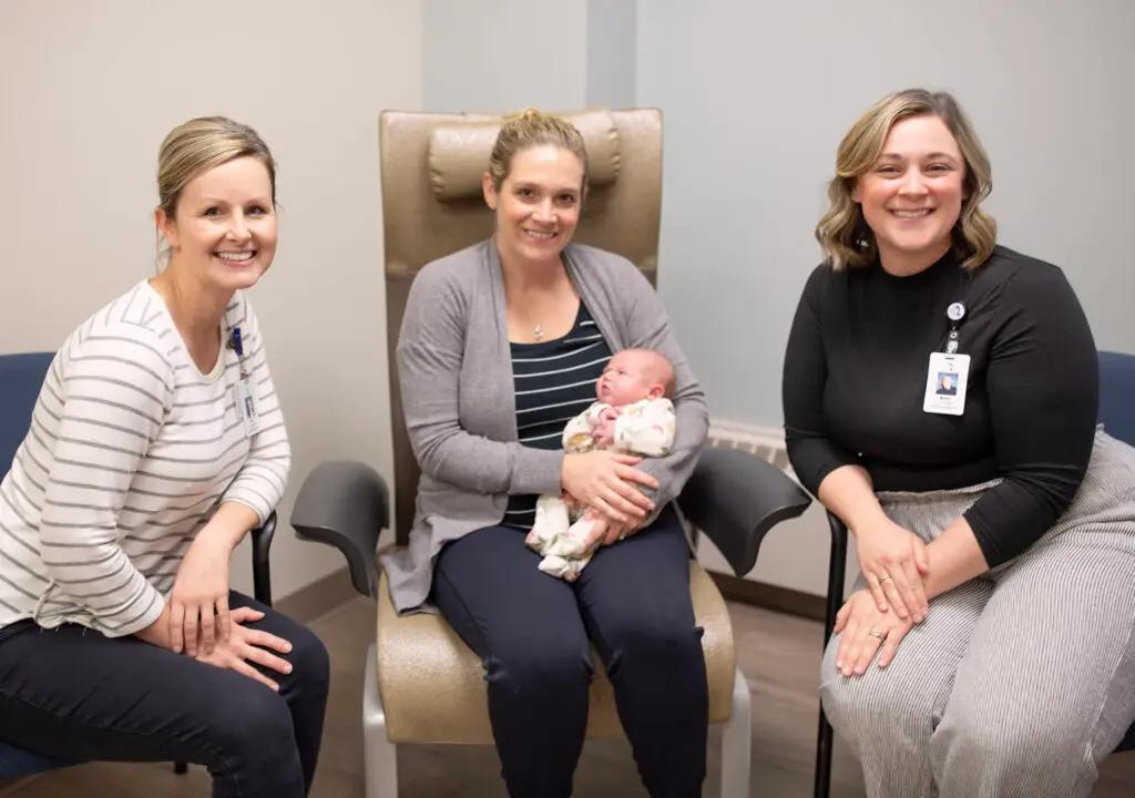 patient with midwives